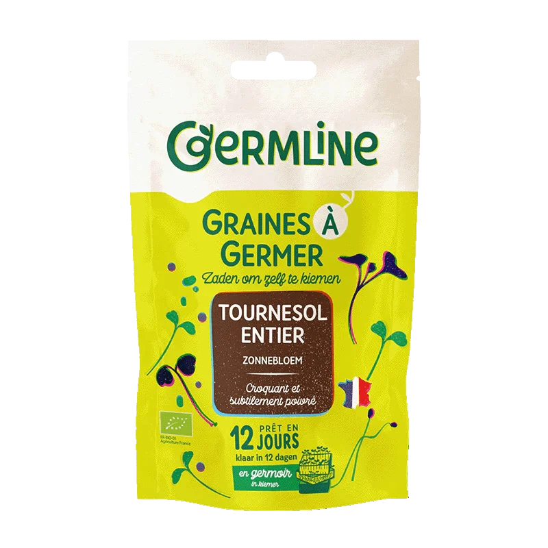 Floarea soarelui seminte pentru germinat bio 100g Germline