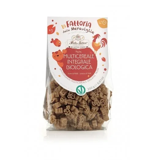 Paste pentru copii din multicereale bio 250g Pasta Natura