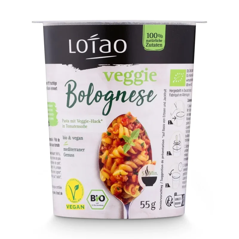 Paste instant bolognese bio 55g Lotao