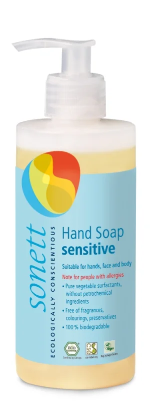 Sapun lichid pentru maini sensitive ecologic 300ml Sonett