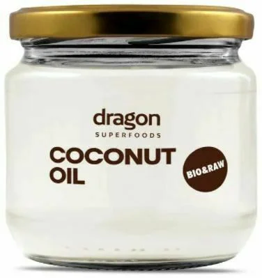 Ulei de cocos virgin presat la rece bio 300ml Dragon Superfoods