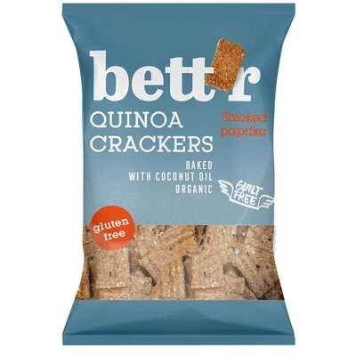 Crackers cu quinoa si boia bio 100g Bettr