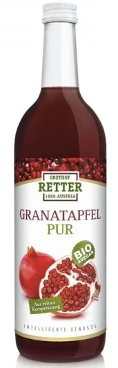 Suc de rodie pur bio 750ml Retter