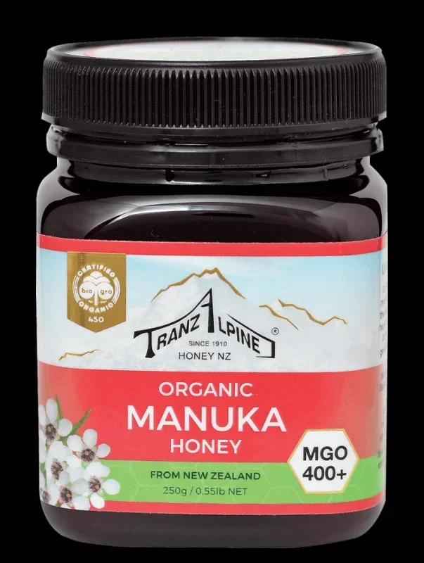 Miere de manuka mgo 400+ bio 250g Tranzalpine