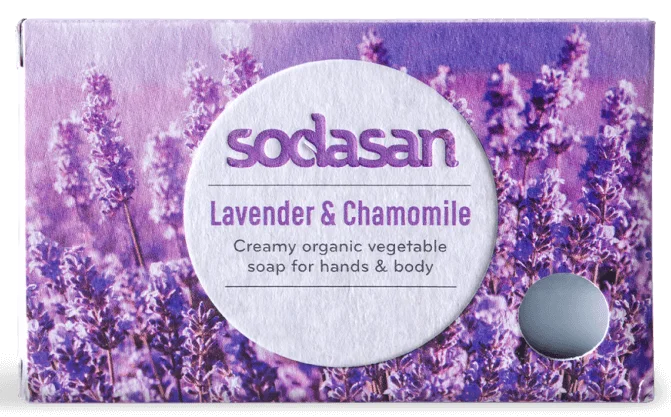 Sapun crema cu lavanda si musetel ecologic 100g Sodasan