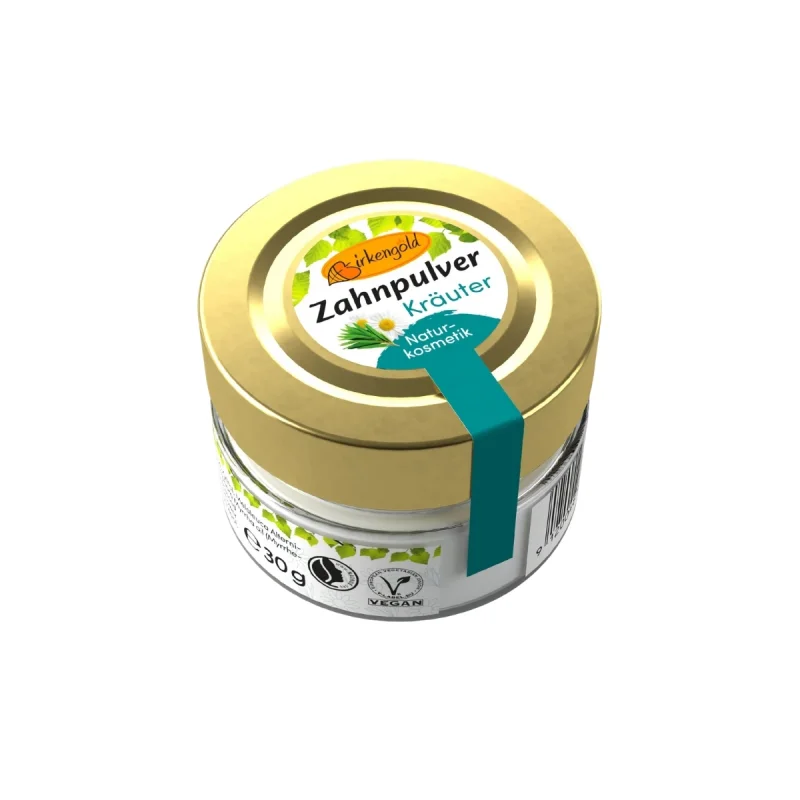 Pasta de dinti pudra cu musetel 30g Birkengold