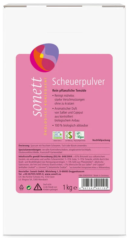 Praf de curatat ecologic 1kg Sonett
