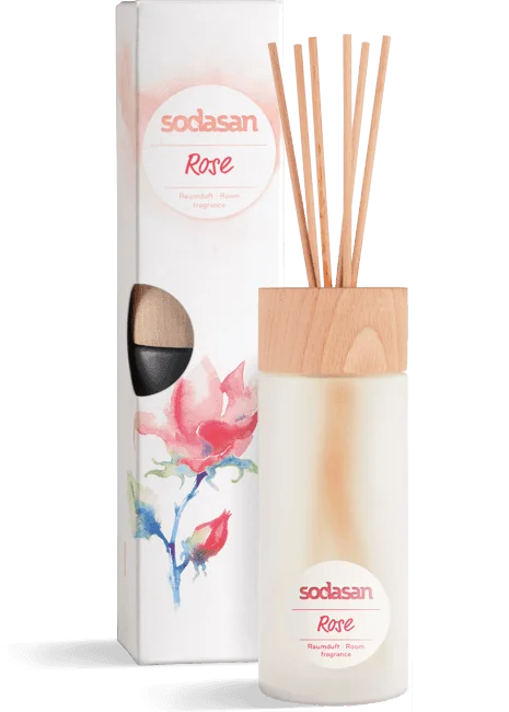 Odorizant de camera cu trandafir ecologic 200ml Sodasan