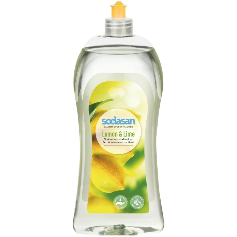 Detergent lichid pentru vase cu lamaie ecologic 1l Sodasan