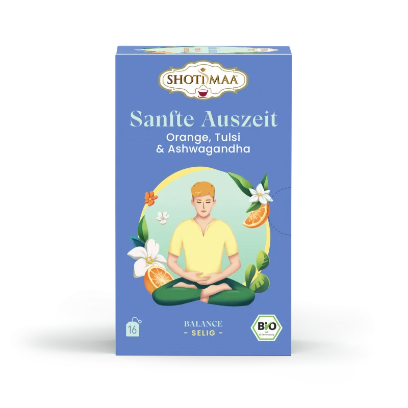 Ceai balance – sanfte auszeit – portocala, tulsi si ashwagandha bio 16dz x 2g 32g Shotimaa