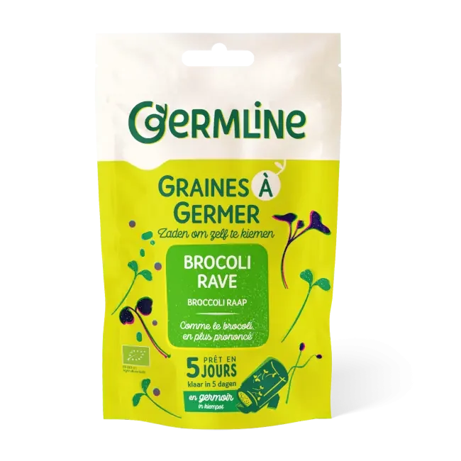 Broccoli rabe seminte pentru germinat bio 150g Germline