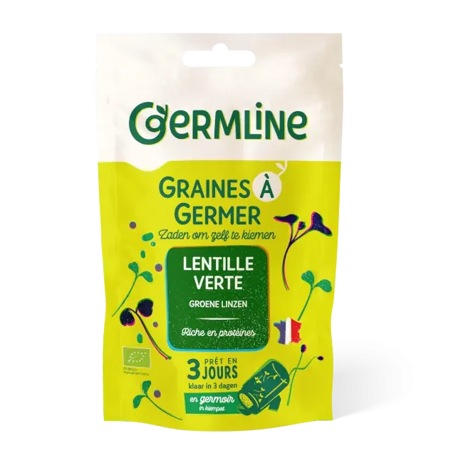 Linte verde pentru germinat bio 150g Germline