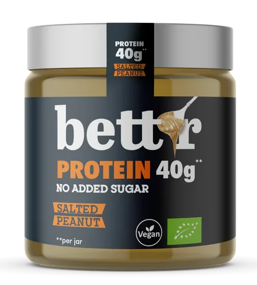 Crema proteica de arahide sarate bio 250g Bettr