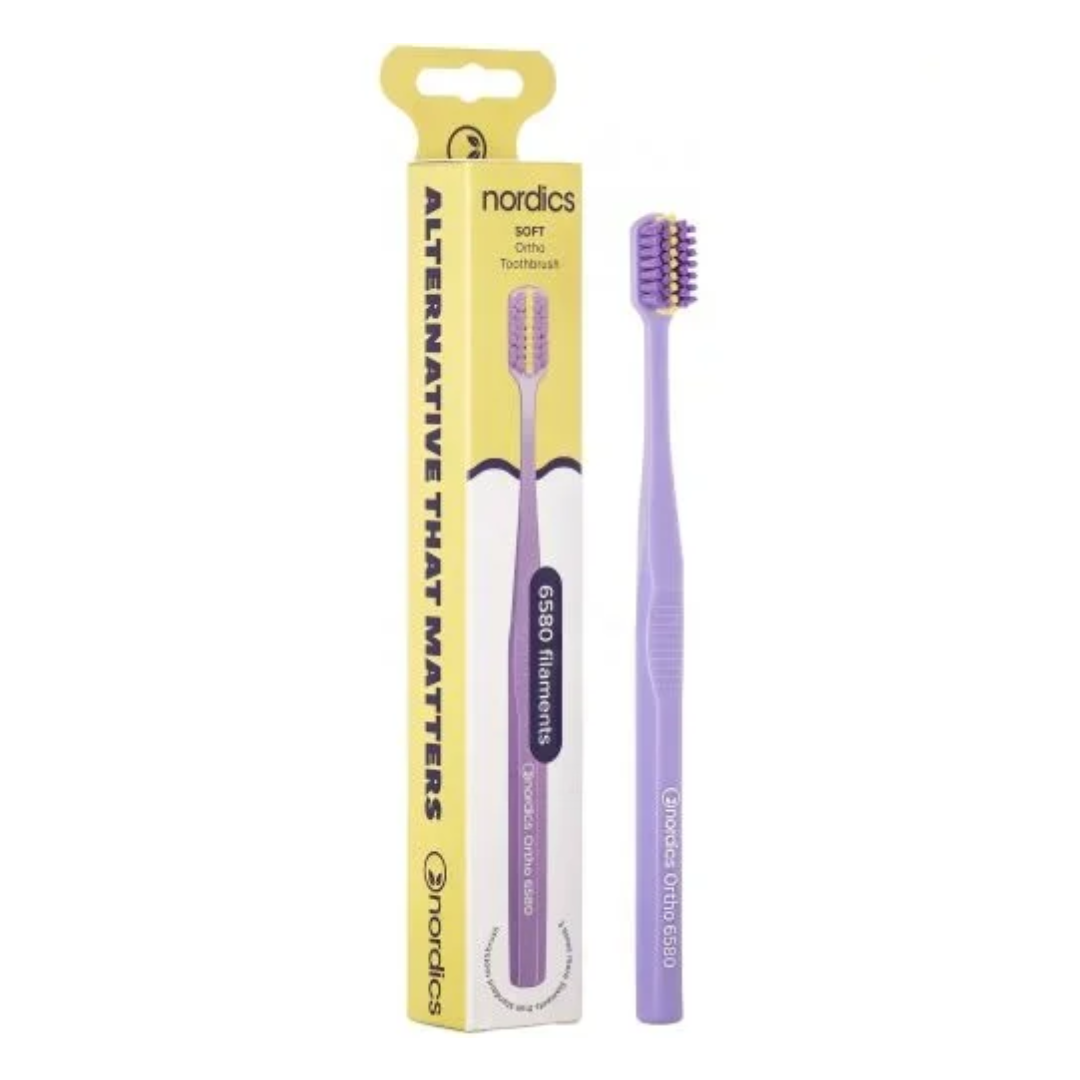 Periuta de dinti Ortho 6580 filamente – moale – mov Nordics