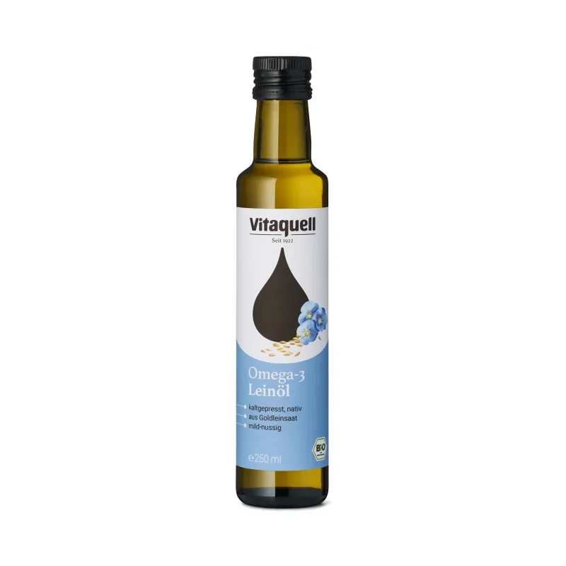 Ulei din seminte de in bio 250ml Vitaquell