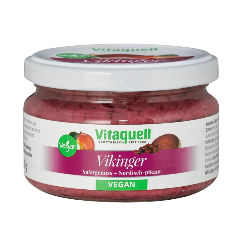 Salata Viking cu proteina din soia, sfecla rosie si mere 180g Vitaquell