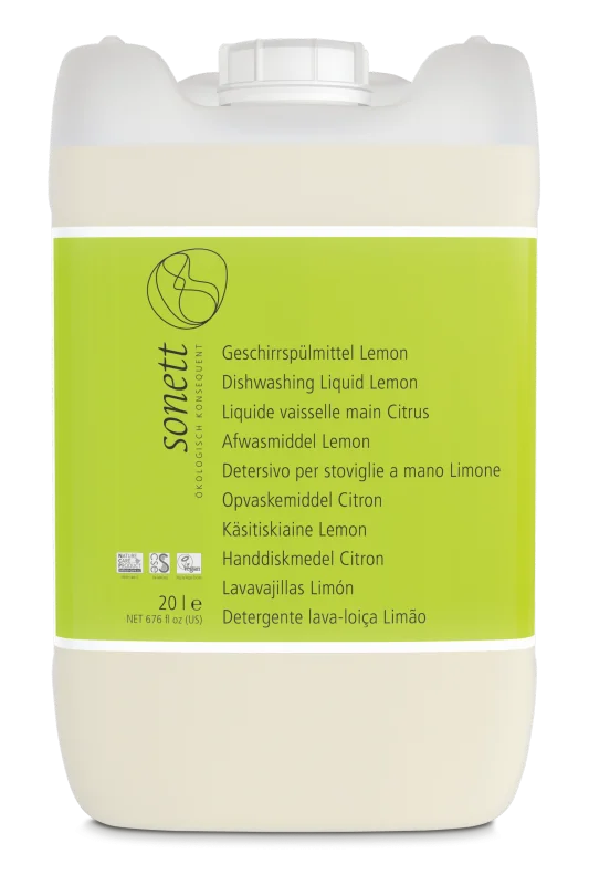 Detergent lichid pentru vase cu lamaie ecologic 20l Sonett