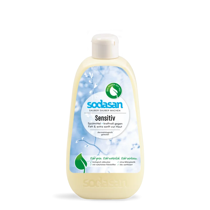 Detergent lichid pentru vase sensitiv ecologic 500ml Sodasan