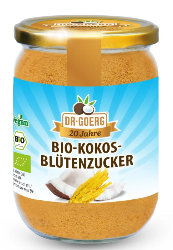 Zahar din nectar de flori de cocos bio 280g Dr. Goerg