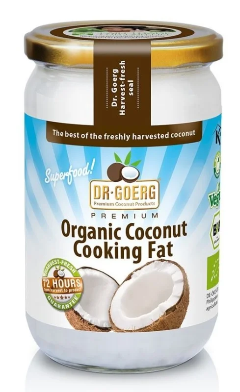 Ulei de cocos premium dezodorizat pentru gatit bio 200ml Dr. Goerg
