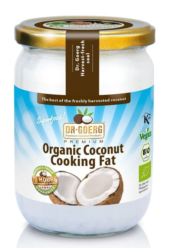Ulei de cocos premium dezodorizat pentru gatit bio 500ml Dr. Goerg