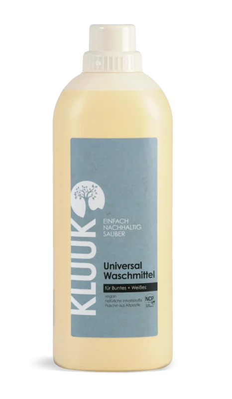 Detergent universal lichid pentru rufe colorate si albe 1l Kluuk