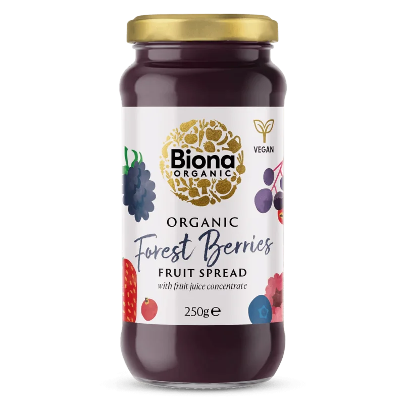 Gem de fructe de padure bio 250g Biona