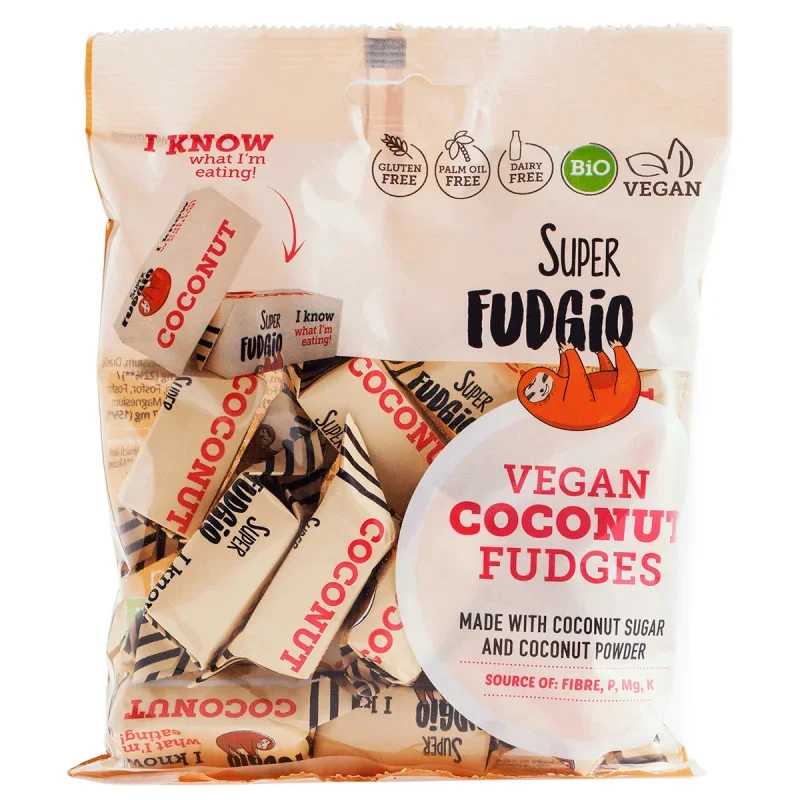 Caramele – aroma cocos bio 150g Super Fudgio