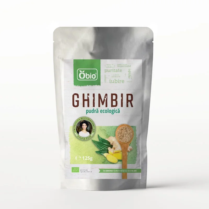 Ghimbir pudra bio 125g Obio
