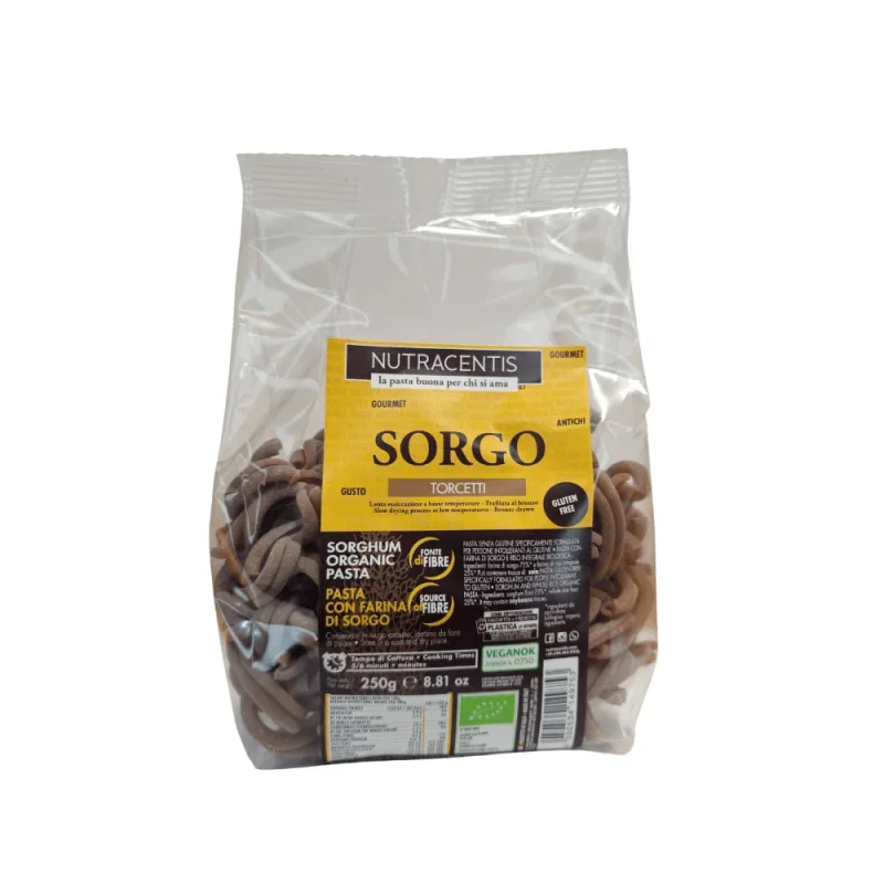 Paste cu faina de sorg bio 250g Nutracentis
