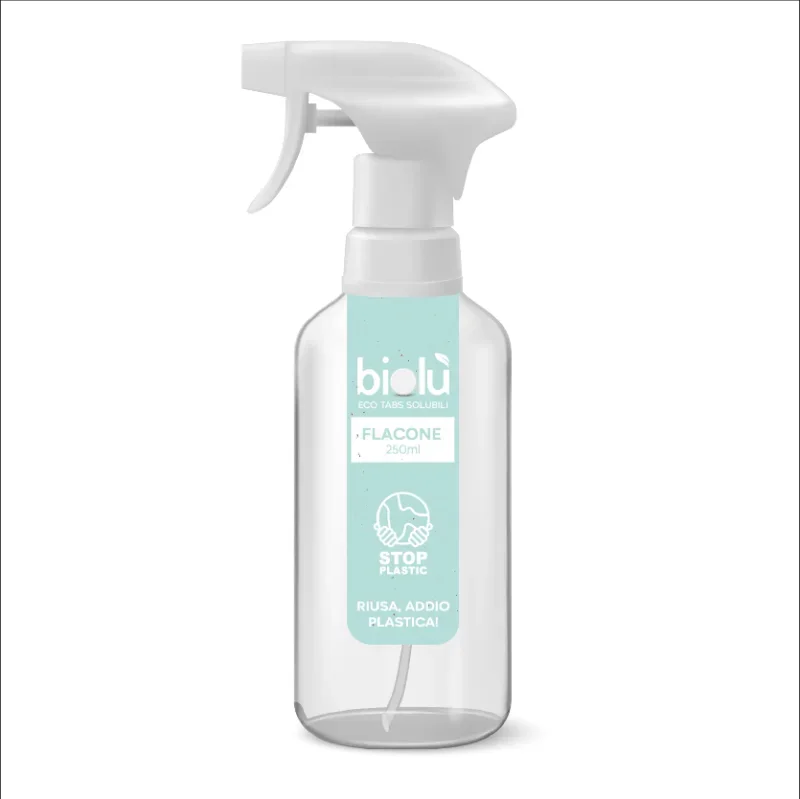 Recipient reutilizabil din plastic pentru tabletele de curatat 250ml Biolu