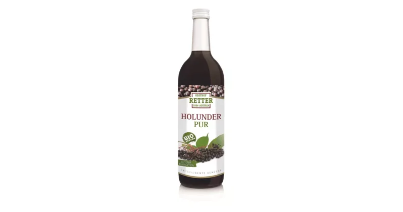 Suc din fructe de soc pur 750ml Retter