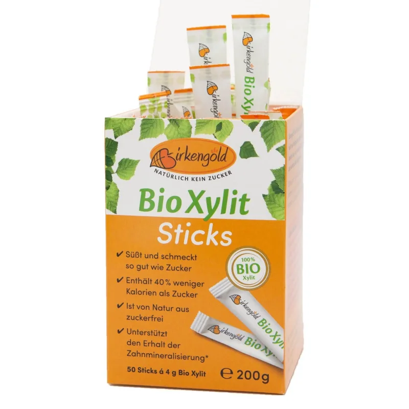 Xylitol pliculete 50 buc x 4g 200g Birkengold
