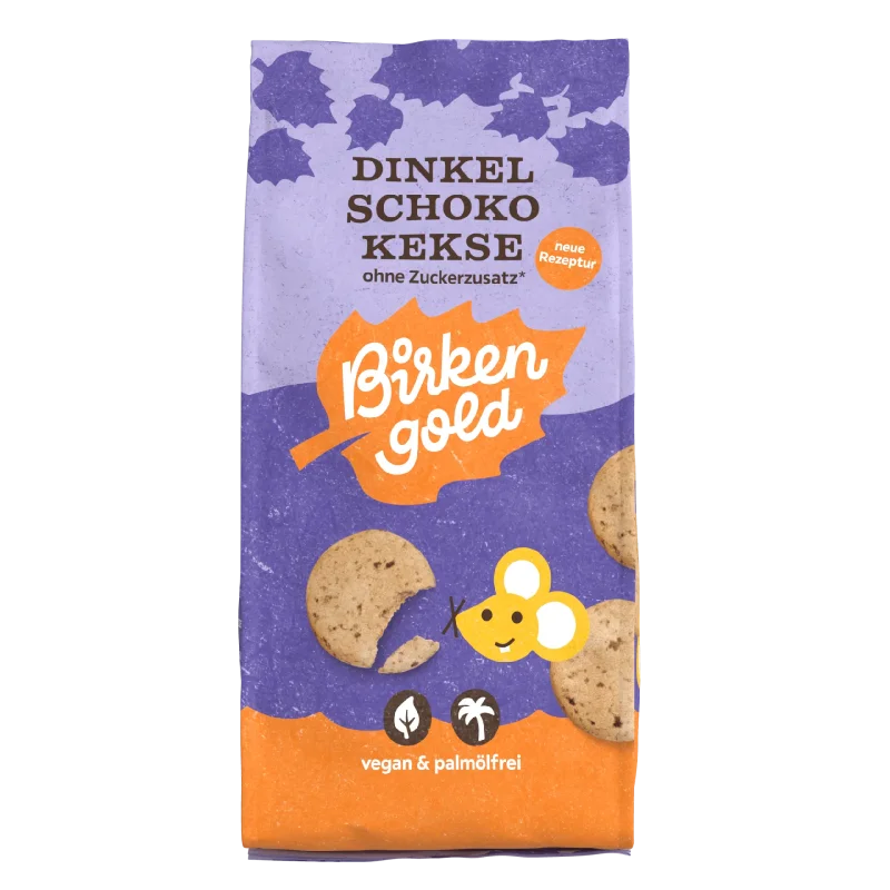 Biscuiti din ovaz cu ciocolata 125g Birkengold