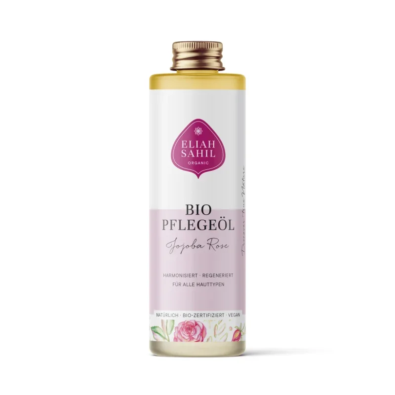 Ulei de jojoba si trandafir pentru corp si par ecologic 100ml Eliah Sahil