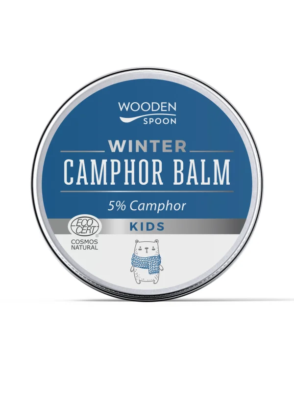 Balsam de iarna cu camfor 5% pentru copii ecologic 60ml Wooden Spoon