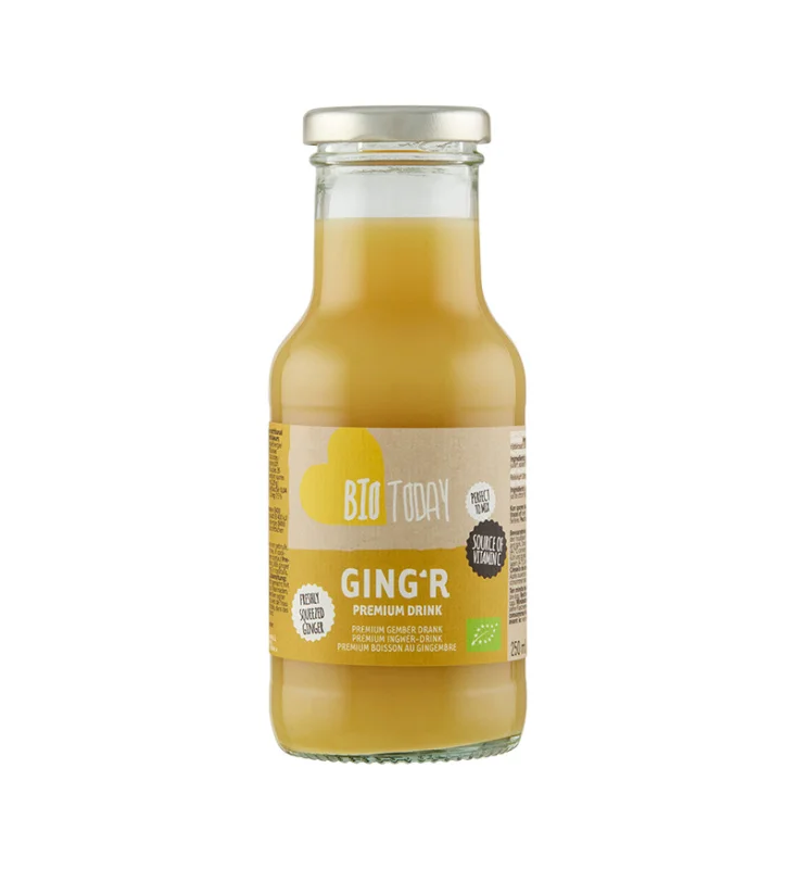 Bautura premium cu ghimbir bio 250ml Bio Today