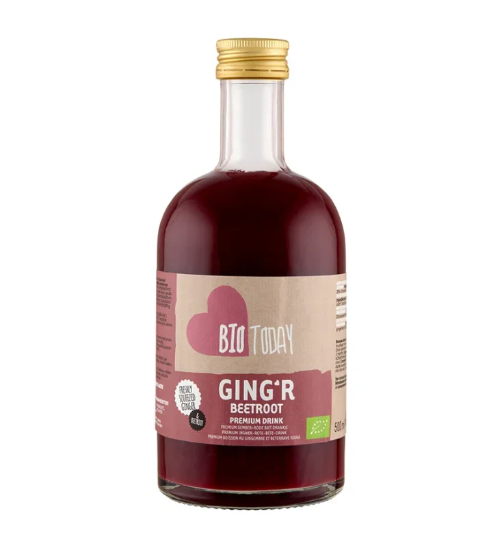 Bautura premium cu ghimbir si sfecla bio 500 ml Bio Today