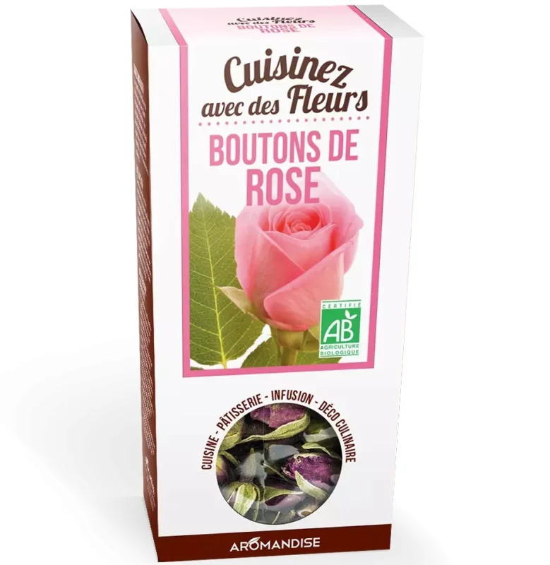 Boboci de trandafir – uz culinar bio 30g Aromandise