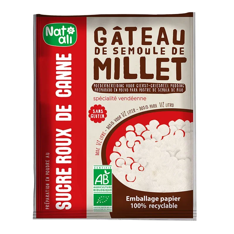 Budinca din gris de mei bio 70g Nat-ali