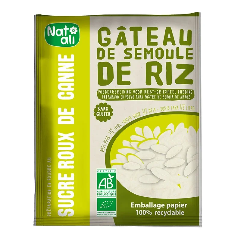 Budinca din gris de orez bio 70g Nat-ali