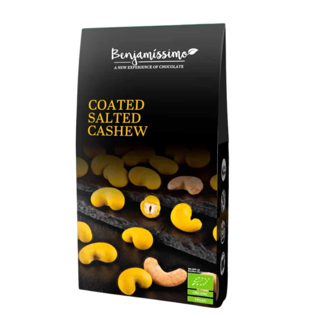 Caju sarat invelit in ciocolata cu turmeric bio  60g Benjamissimo
