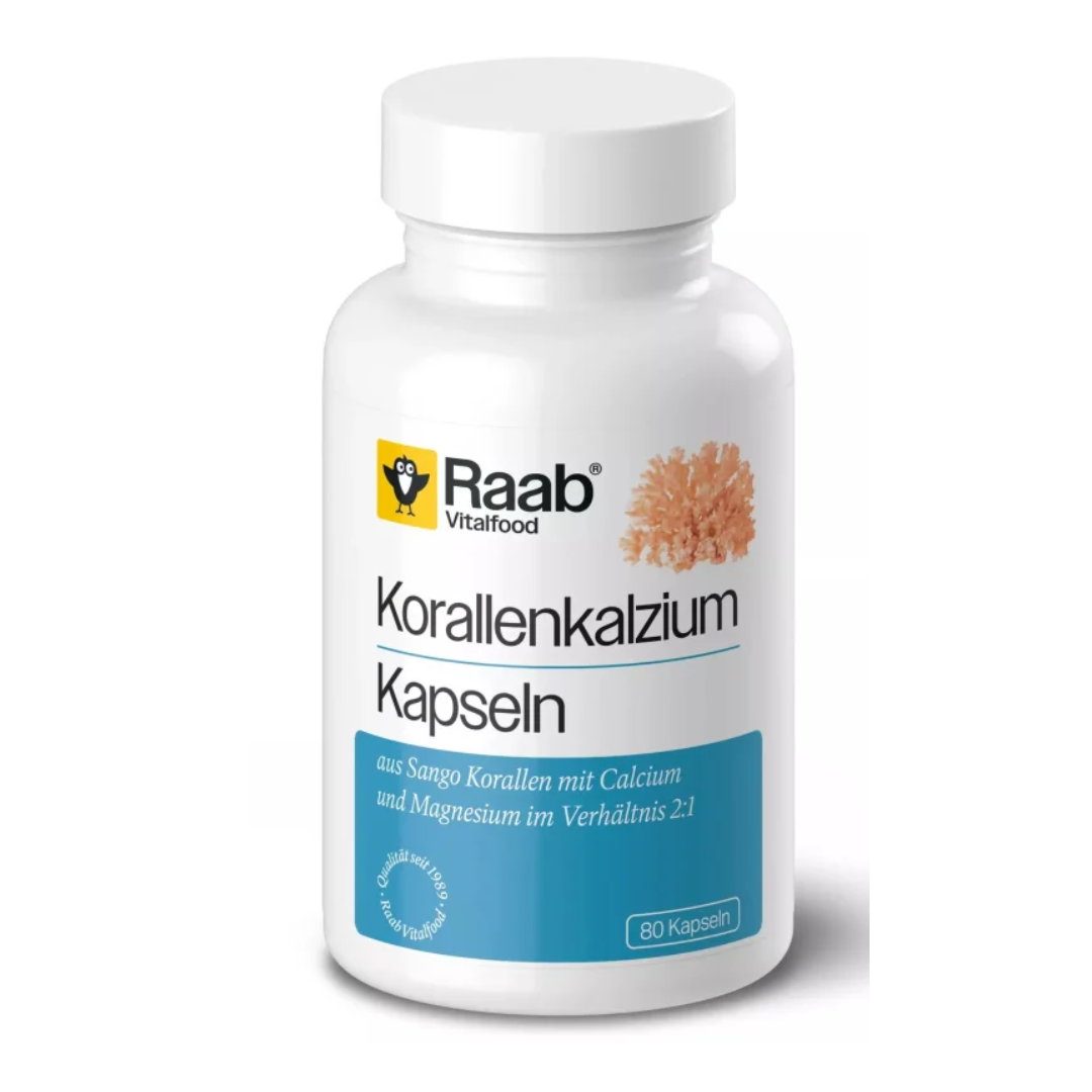 Calciu coral 600mg 80 capsule 48g Raab