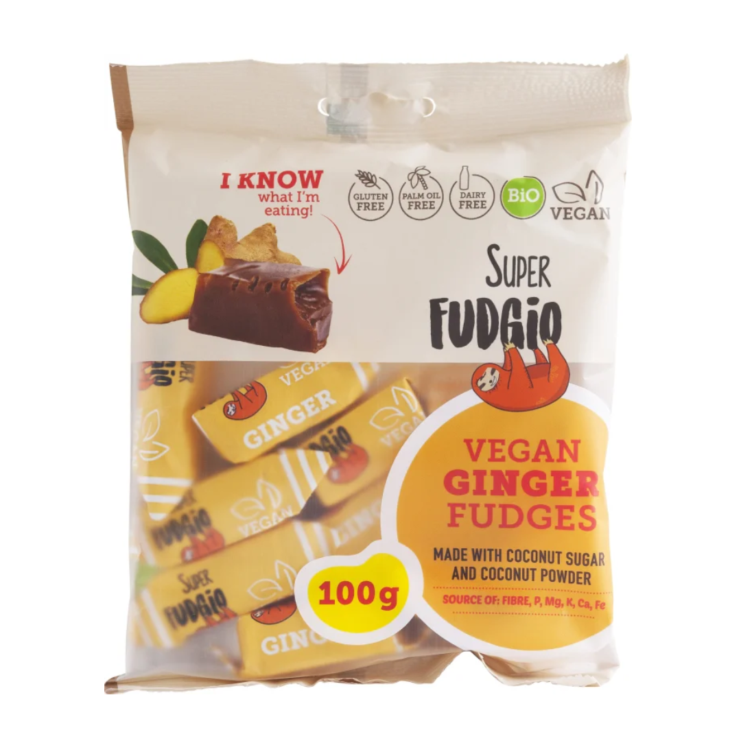 Caramele – aroma ghimbir bio 100g Super Fudgio