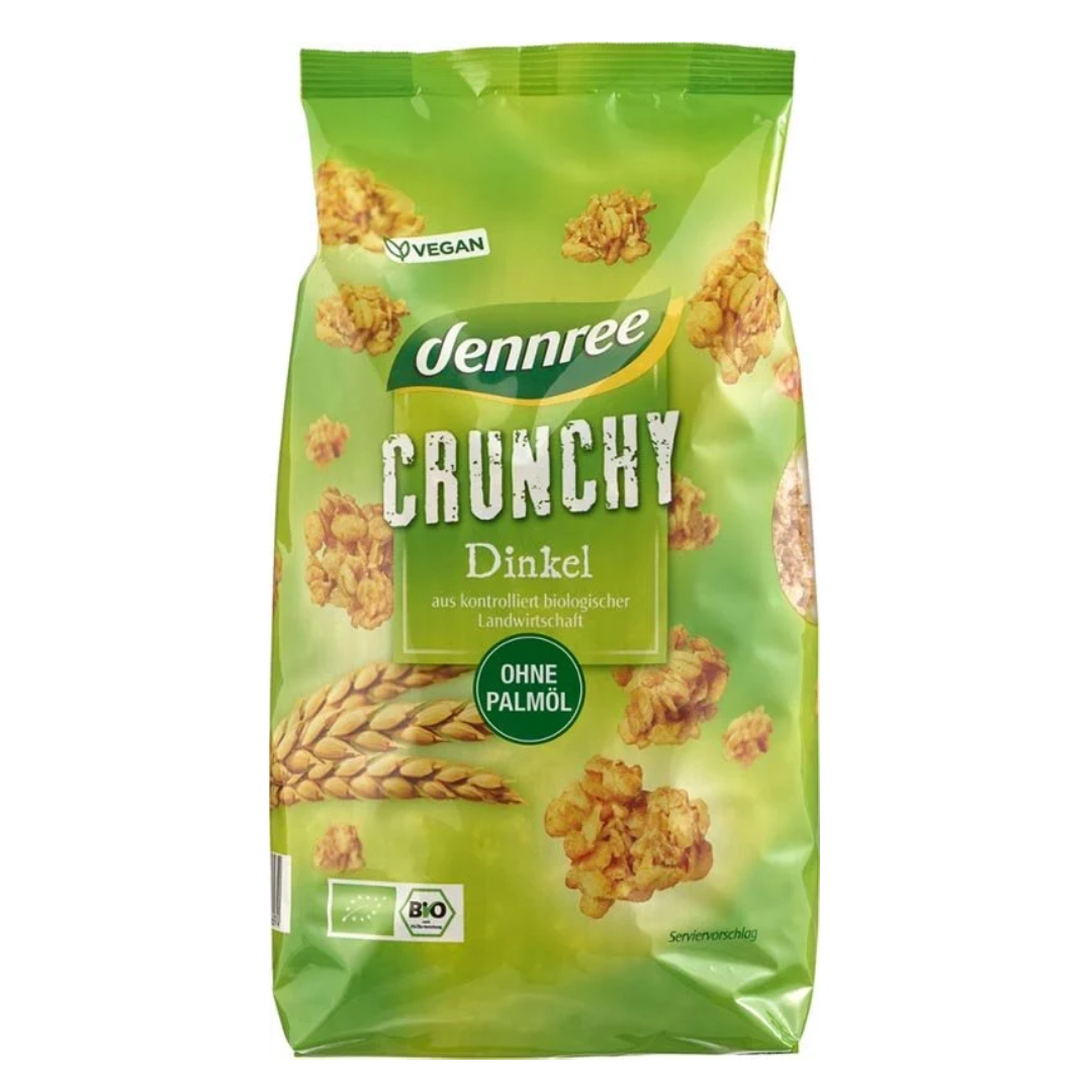 Cereale crunchy cu spelta bio 750g Dennree