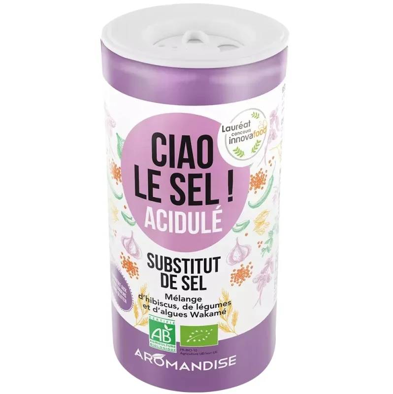 Inlocuitor de sare acidulat bio 70g Aromandise