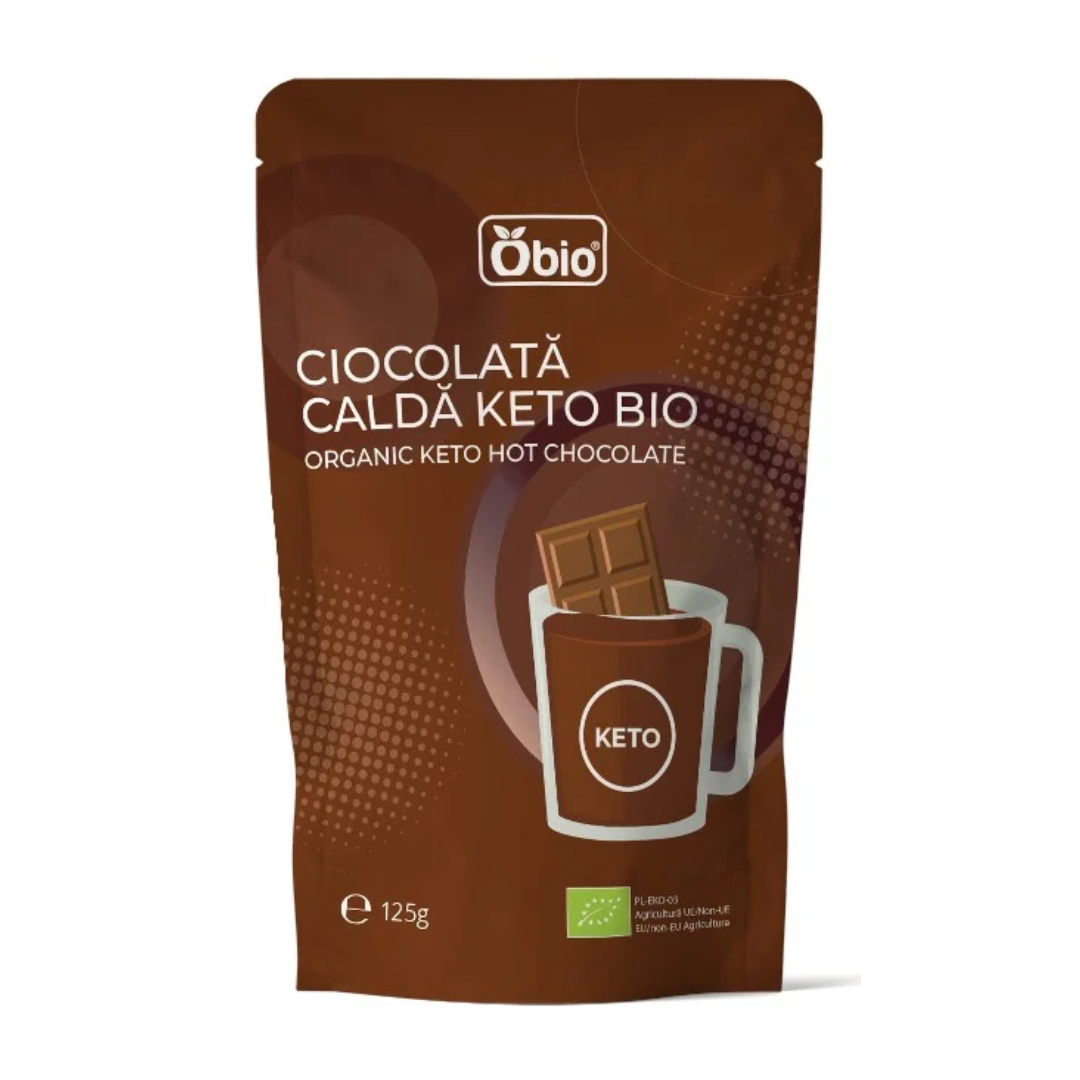 Ciocolata calda Keto bio 125g Obio