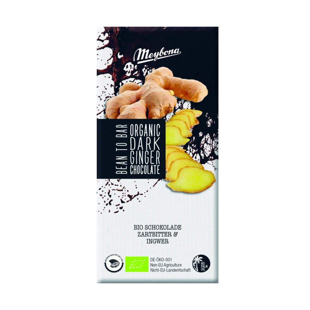Ciocolata neagra cu ghimbir bio 100g Meybona