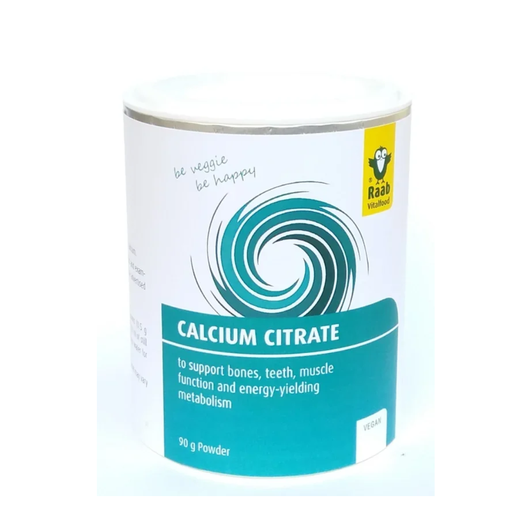 Citrat de calciu pudra vegana 90g Raab