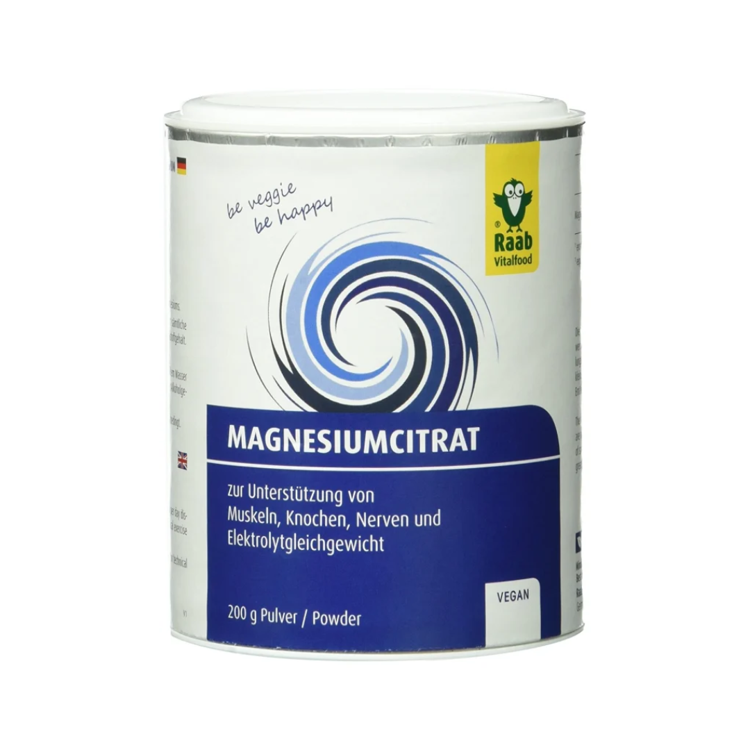 Citrat de magneziu pudra 200g Raab